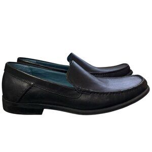 Sebago Sussex  Moc Toe Men's 9 M Black Leather Slip On Dress Loafers Made In USA